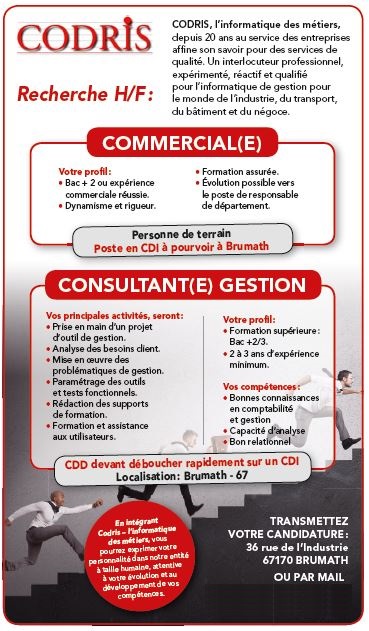 CODRIS recrute Commercial(e) en CDI