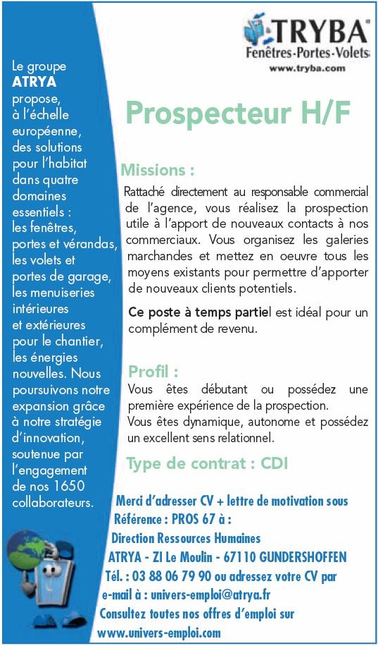 Tryba recrute Commercial - H/F