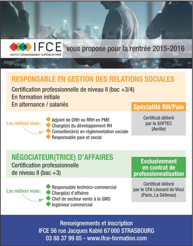 IFCE recrute RESPONSABLE EN GESTION DES RELATIONS SOCIALES