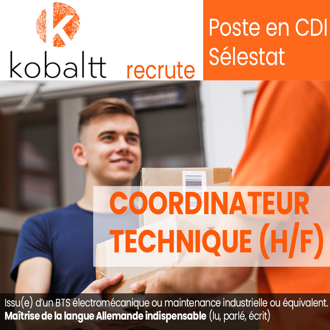 KOBALTT recrute COORDINATEUR TECHNIQUE (H/F)