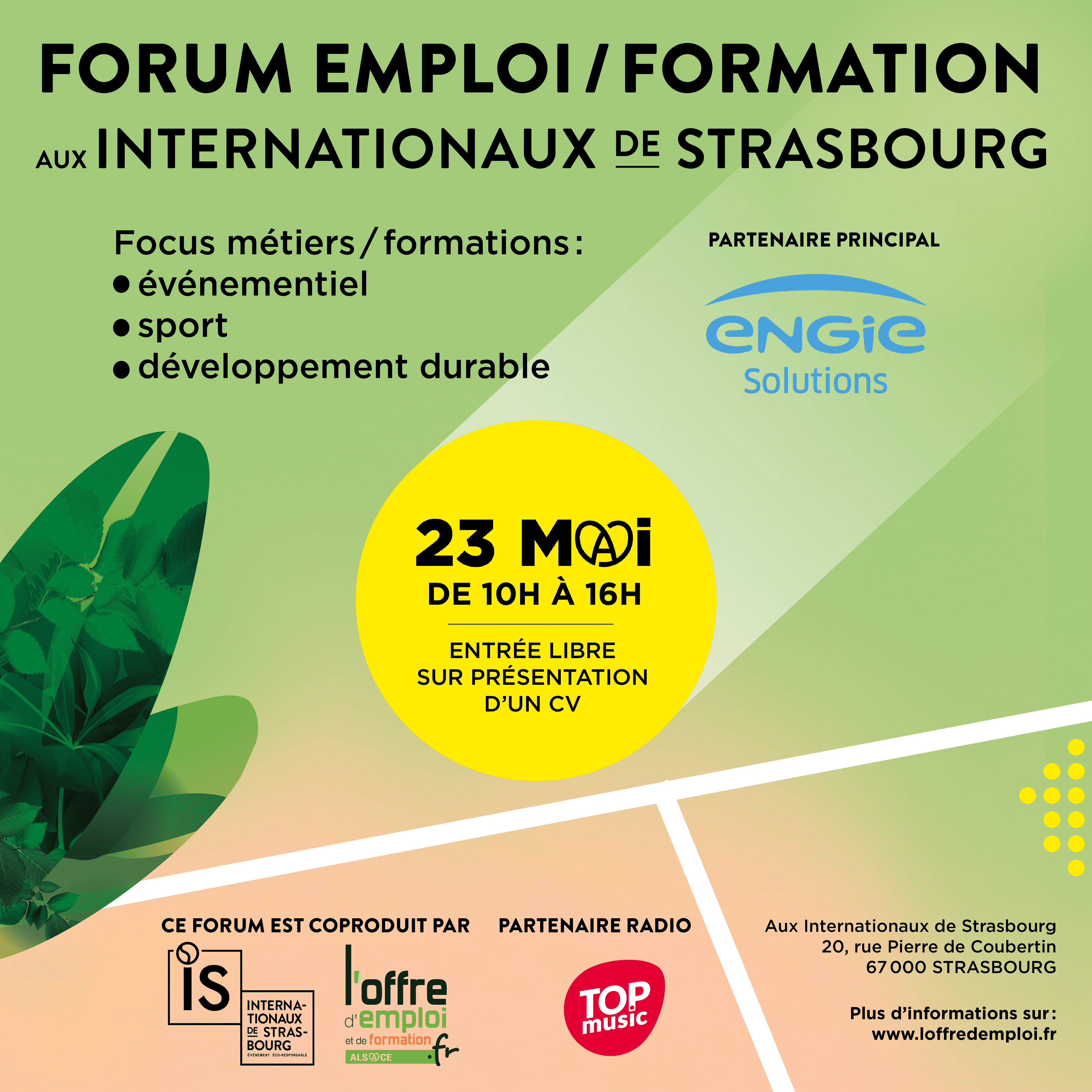 SEGULA recrute SEGULA SERA PRESENT / JOB DATING - AUX INTERNATIONAUX DE STRASBOURG LE 23 MAI 2023