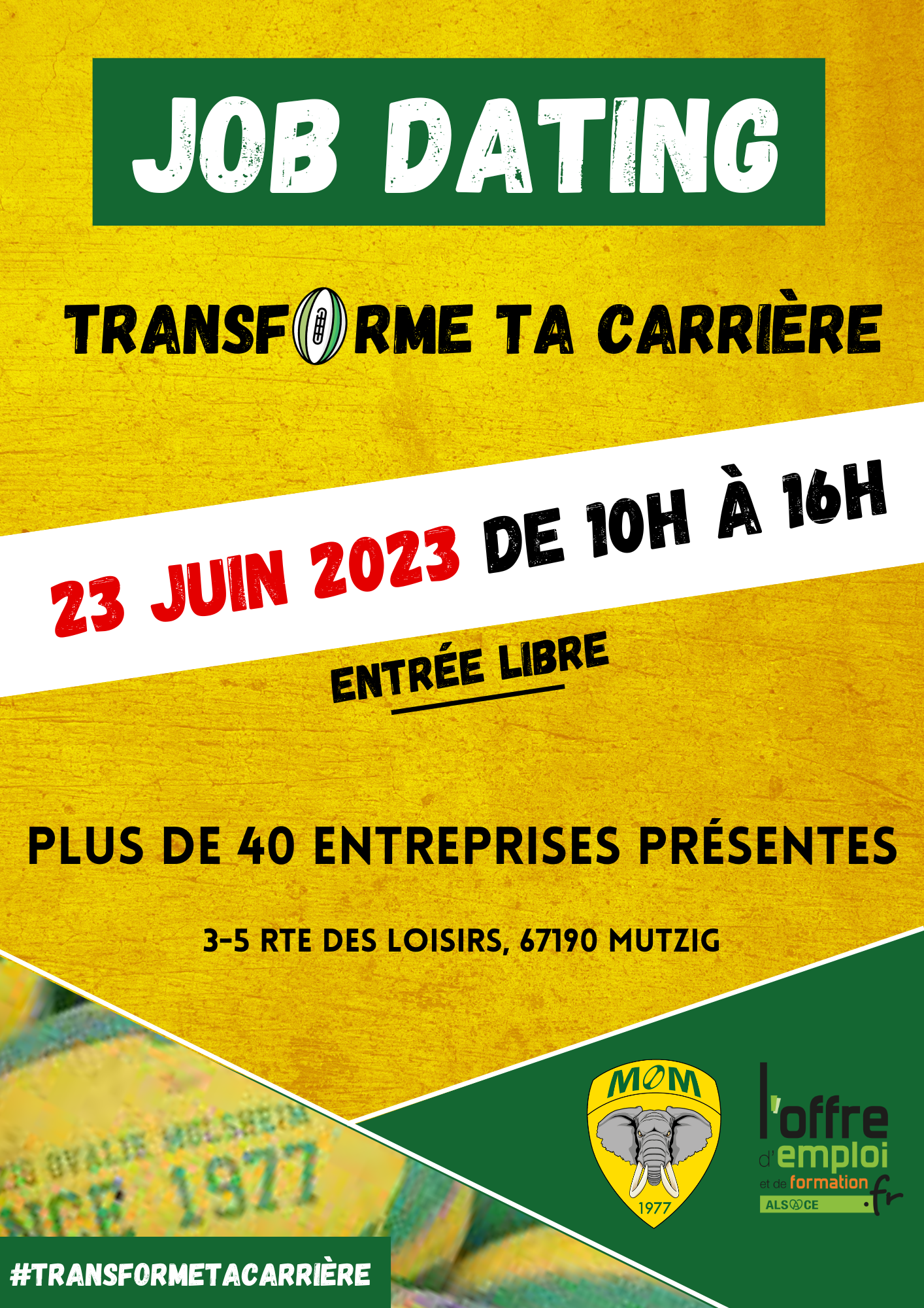 JOB DATING vendredi 2 juin - 10h à 16h recrute JOB DATING - vendredi 2 juin - 10h à 16h